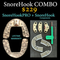 SnoreHook COMBO:  SnoreHookPRO + One pack of SnoreHook components