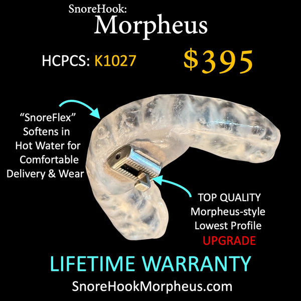 SnoreHook: Morpheus. Laboratory fabricated device.