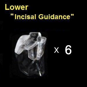 6 Lower "Incisal Guidance" devices