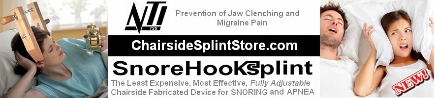 ChairsideSplintStore.com for SnoreHook and NTI devices  logo